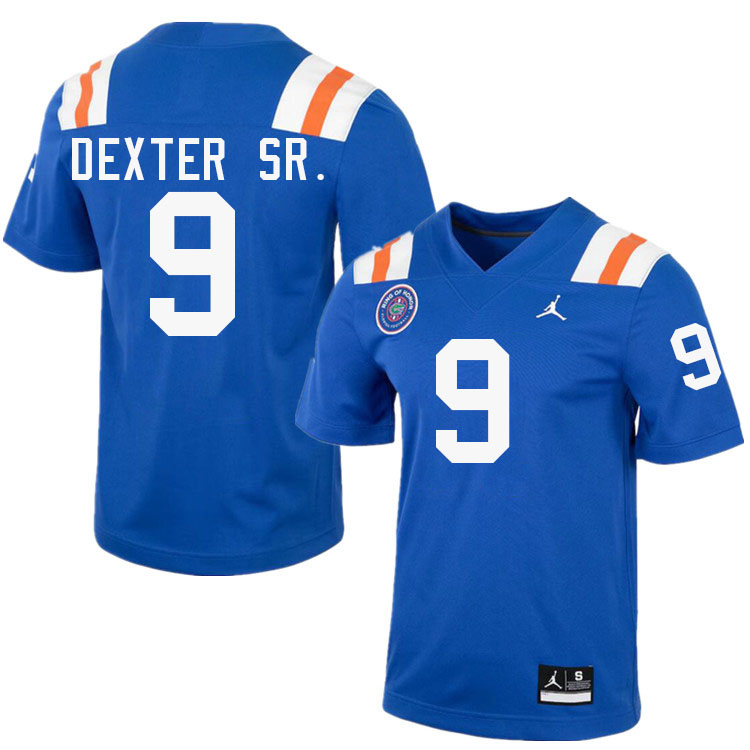 Gervon Dexter Sr. Florida Jersey,Florida Gators #9 Gervon Dexter Sr. Jersey Youth Uniforms-Throwback Royal